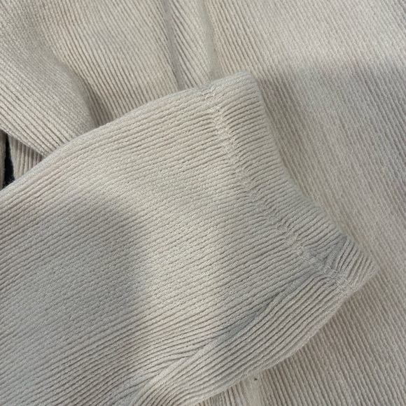 Zara cream ribbed  Button-Up Cardigan - Picture 4 of 6